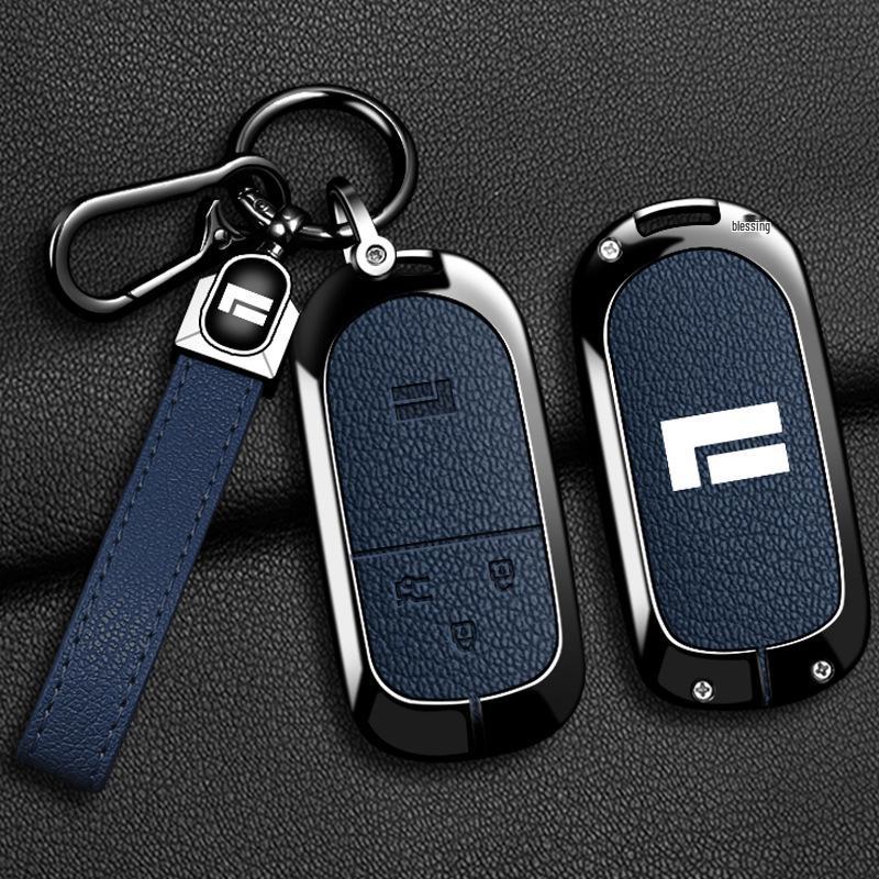 Jishi 01 Key Case: Universal 7-seater & Exclusive 6-seater Metal Shell Keychain for Men & Women