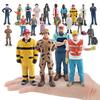 Professional Role Model Figurines Set: Teacher, Doctor, Nurse, Construction Worker, Chef, Police Officer