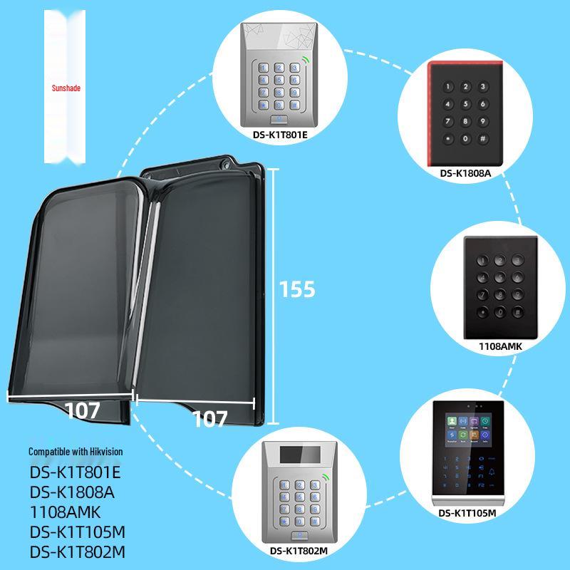 Outdoor Waterproof Cover for Card Reader, Doorbell & Face Recognition Machine