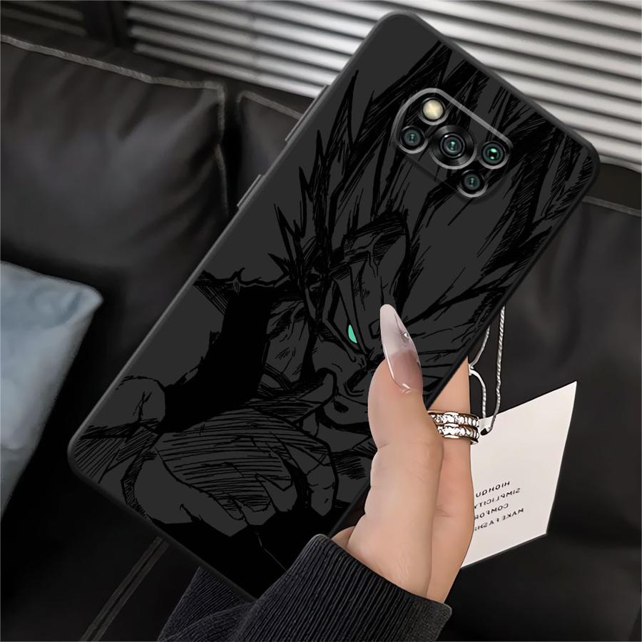 

Чехол для телефона Dragon Ball Vegeta Son Goku Art Black Soft для Xiaomi Poco C50 F3 M5 C75 F1 C71 X3 X4 X5 X7 Pro M3 M4 M7 Pro Poco F7 Pro