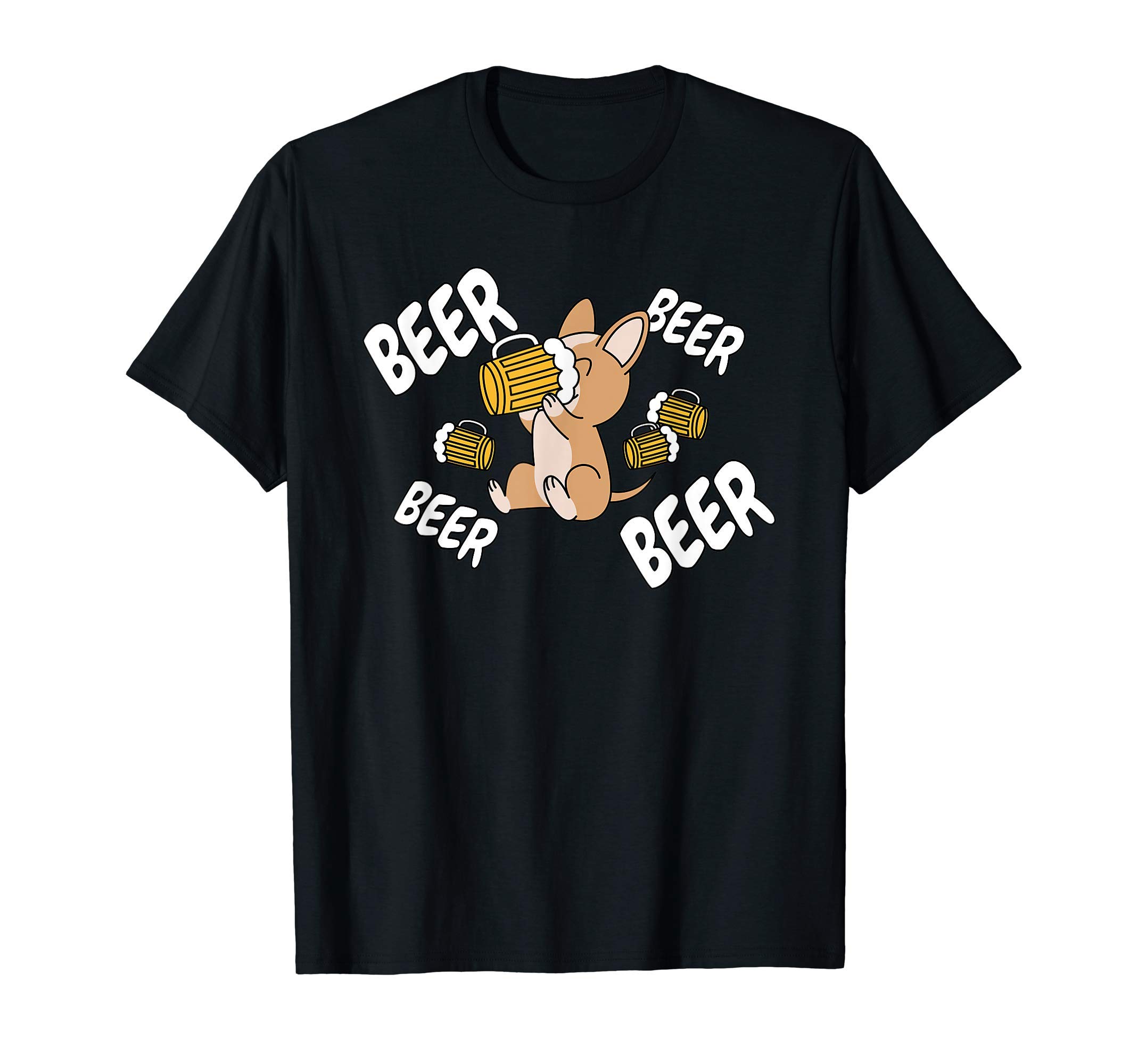 

beer chihuahua dog t-shirt