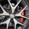 AABIY1 4pcs 3D 56mm Car emblem Wheel hub Center Cap Badge covers sticker Decals Styling accessories For KIA EV6 Sorento Niro Stinger