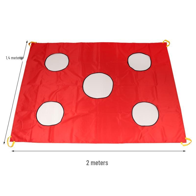 Rainbow Parachute Whack-a-Mole: Early Education Sensory Training for Parent-Child Outdoor Play