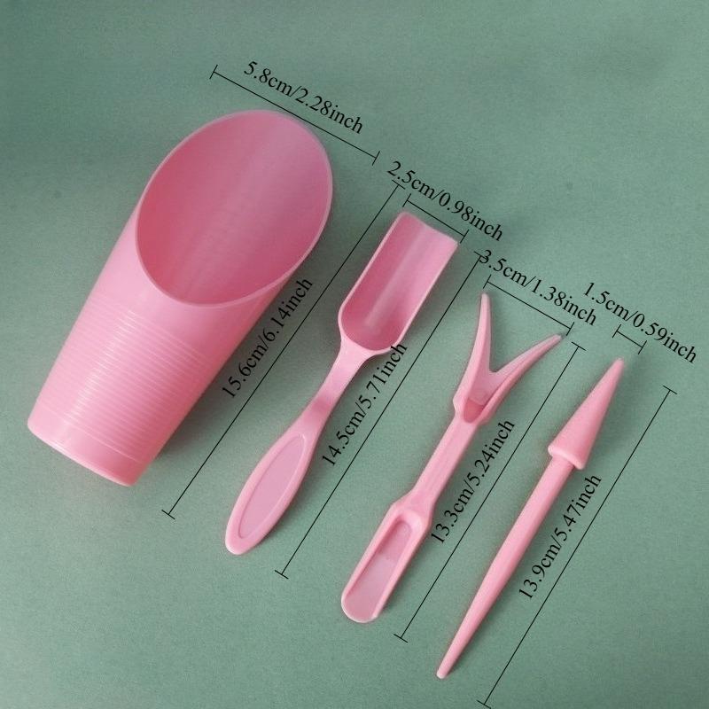 

4PCS/1 Set Mini Planting Tools Transplant Tool Kit Including 4 Pcs Tools Garden Accessories Seedling Shovel Transplanting Equipment розовый