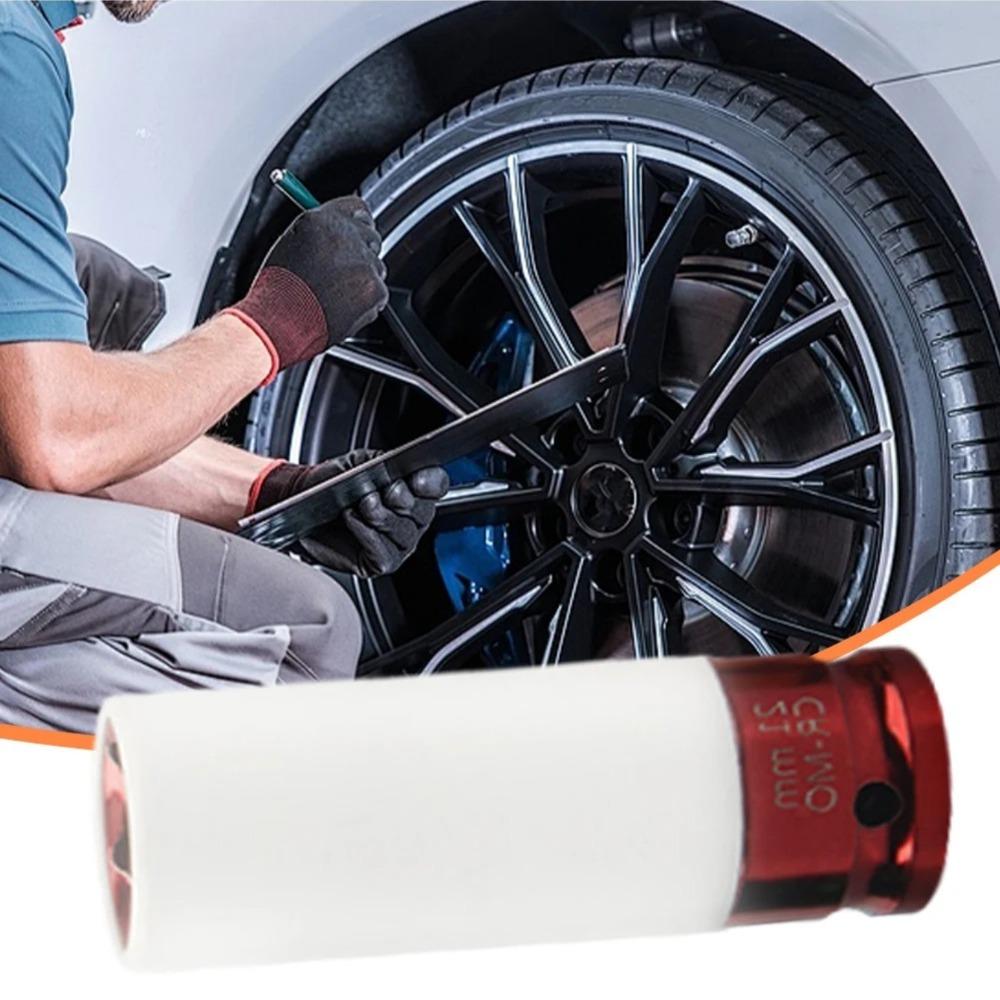 17/19/21/22mm hex socket pneumatic wrench tire screw socket 1/2 inch drive wheel protector impact socket automotive disassembly