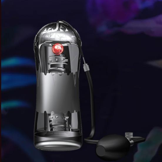Männlicher USB wiederaufladbarer elektrischer Masturbator Penistrainer Vakuumpumpe Vibrator
