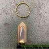 Brass Mini EDC Keychain Knife Pendant - Creative Push-Pull Box Cutter