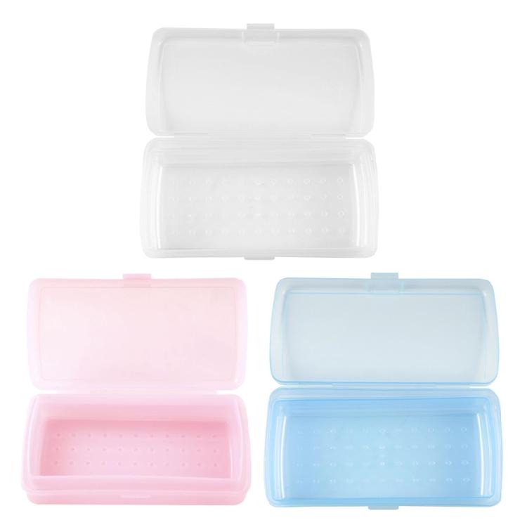 Quick Dry Manicure Equipment Disinfections Box Alcohols Immersions Cleaning Case Portable PP Construction Hygiene Case