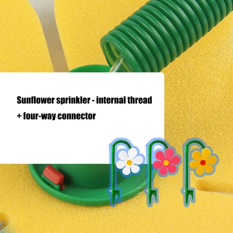 Whimsical Dancing Flower Whirling Sprinkler for Versatile Yard and Farm Use with Easy Installation Plant Irrigation