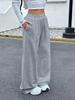 Women's Drawstring Jogging Pants, Casual and Comfortable with Pockets, Mid Waist Sports Pants, Suitable for All Seasons
