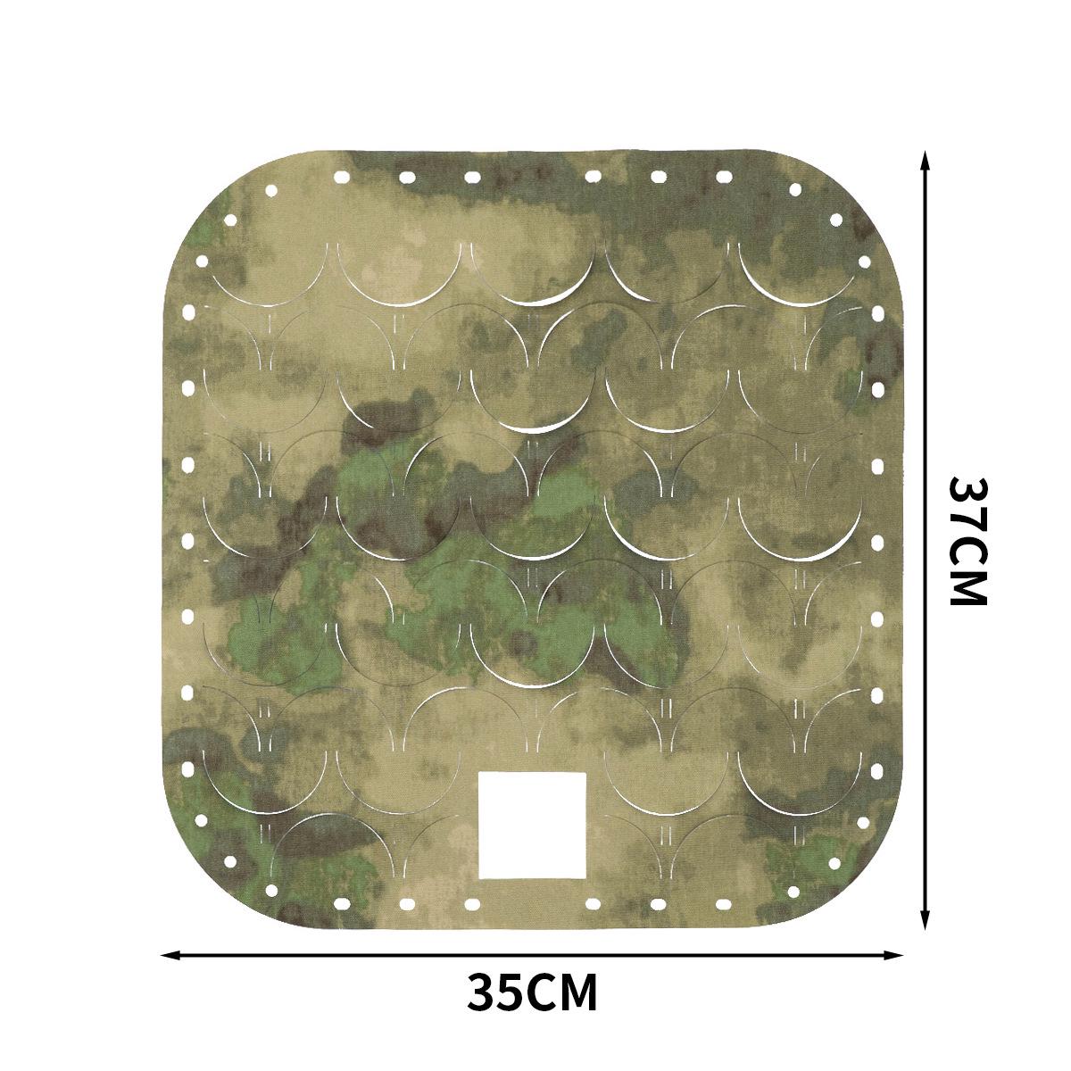 Tcmaoyi Camo Net Tactical Mop Head Cover for High-Cut Helmet Concealment