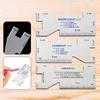 Professional Aluminum Ruler Quilting Ruler for Clothing Pattern Making Measure