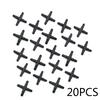 20* Cross Fitting Connector Black Unique Barb Design Reduces Insertion Force Practical Portable And Easy To Install