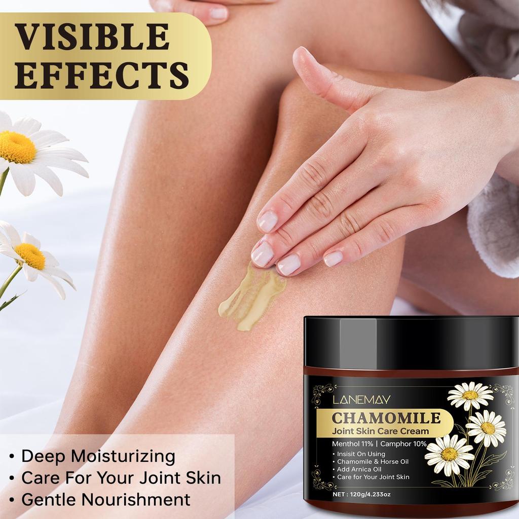 Chamomile Joint Skin Care Cream-Deep Moisturizing-Gentle Nourishment-Eazy To Absorb-Suitable For All Skin Types, 120g