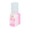 Mini Dollhouse Water Dispenser Cartoon Plastic Miniature Drinking Fountain Model for Dollhouse and Cake Decoration Pink