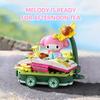 Sanrio Flower Car Series Building Blocks Kuromi Hello Kitty Melody Anime Doll Figure Model Bricks DIY Toys Gifts For Children