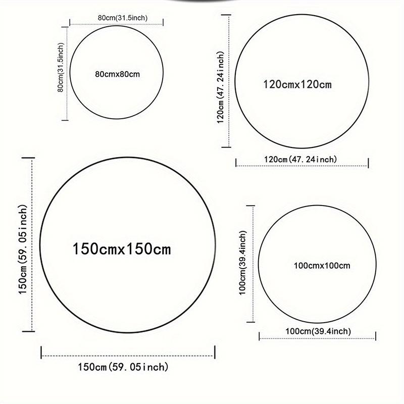 Olaf and Elsa Print Round Rug, Suitable for Decorating Living Rooms, Bedrooms, Tables, Chairs, Sofas, Etc.