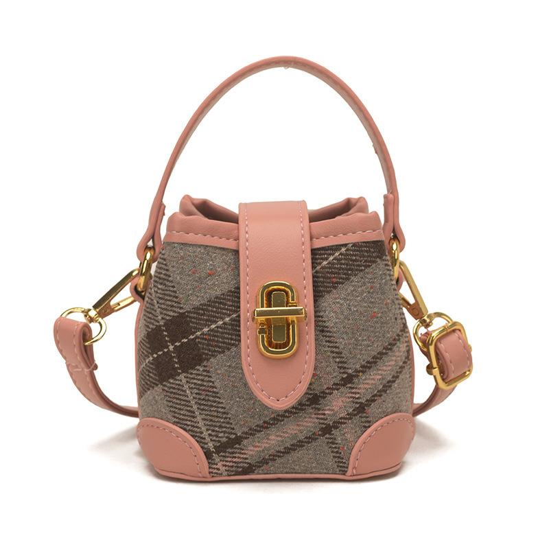 Small-scale Design Color-matching Handbag - Fashionable Crossbody Bag for Women, Single-shoulder Bucket Bag