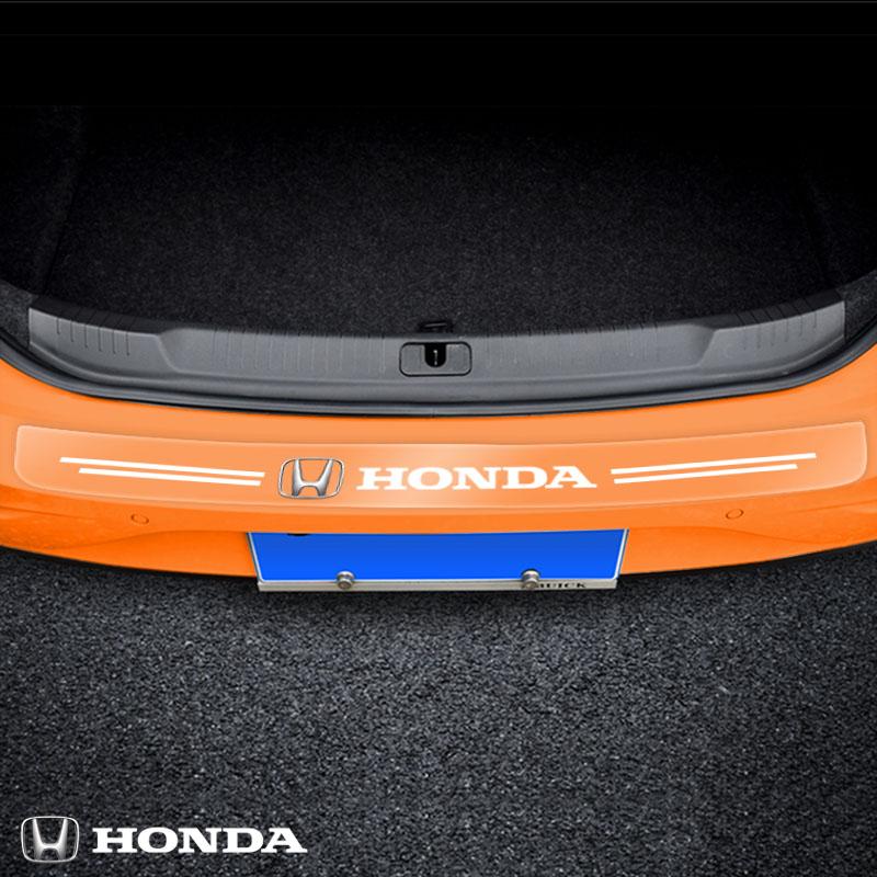 1Pcs Transparent Car Trunk Badge Protective Sticker Car Accessories For Honda Fit Mugen Insight Type S R VTEC DOHC Modulo Vezel Legend RR Si