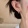 925 Sterling Silver Seven Grain Wealth Attraction Earrings for Women - High-End Niche Design
