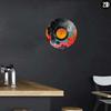 8 Inch Metal Wall Poster Vintage Vinyl Record Home Decor