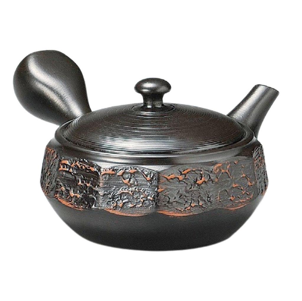 J-kitchens Tokoname Ware Teapot, Capacity: Approx. 250cc (Deep Steamed Teapot/Nozomi Tea Strainer Teapot), No. 267847