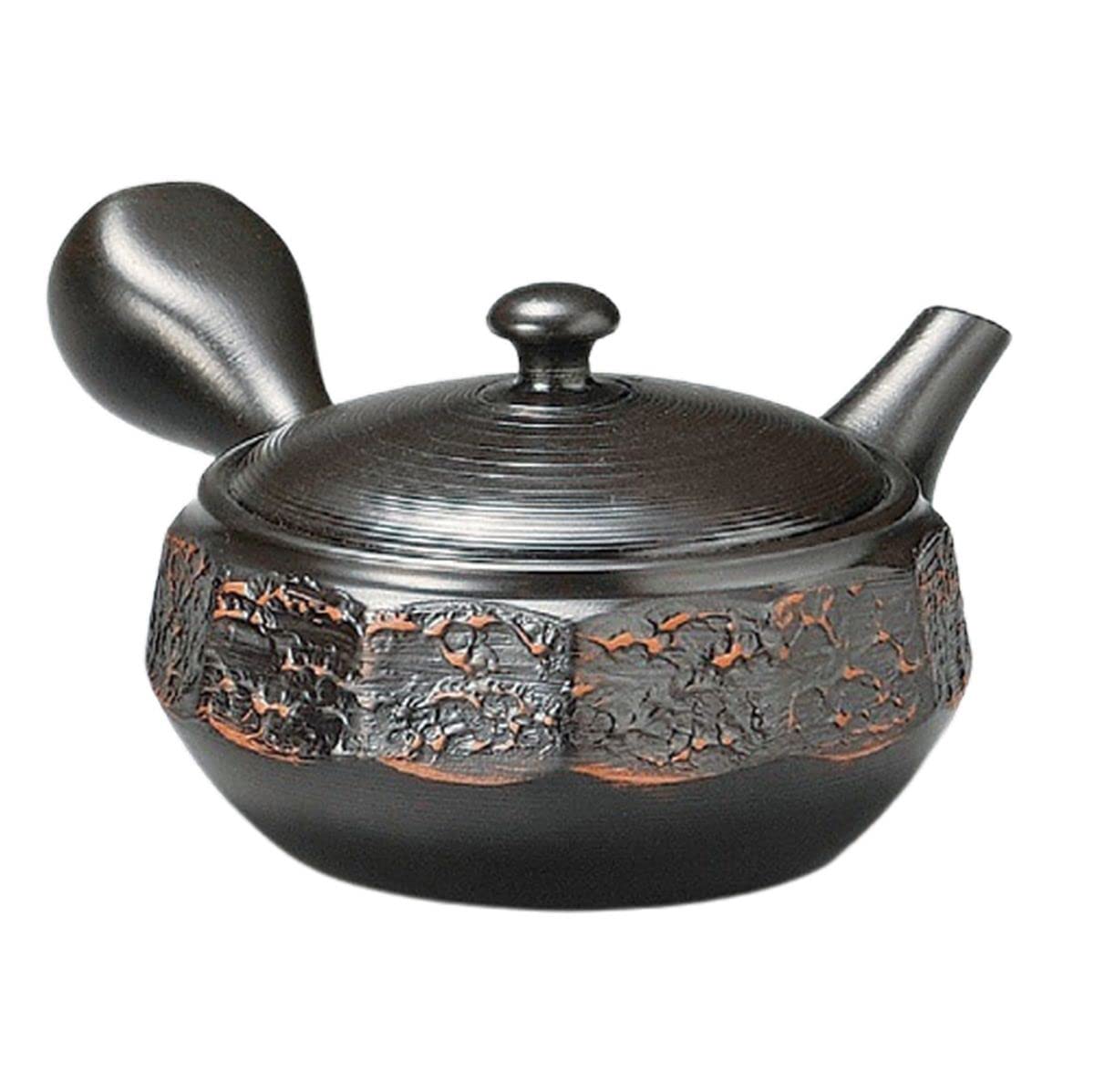 

J-kitchens Tokoname Ware Teapot, Capacity: Approx. 250cc (Deep Steamed Teapot/Nozomi Tea Strainer Teapot), No. 267847