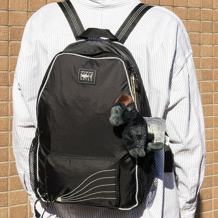 COLORATA Gorilla Plush Mascot (Realistic Wild AnimalWith Chain) Cute Animal Keychain Doll Gift (Twice Tested)  Christmas Present