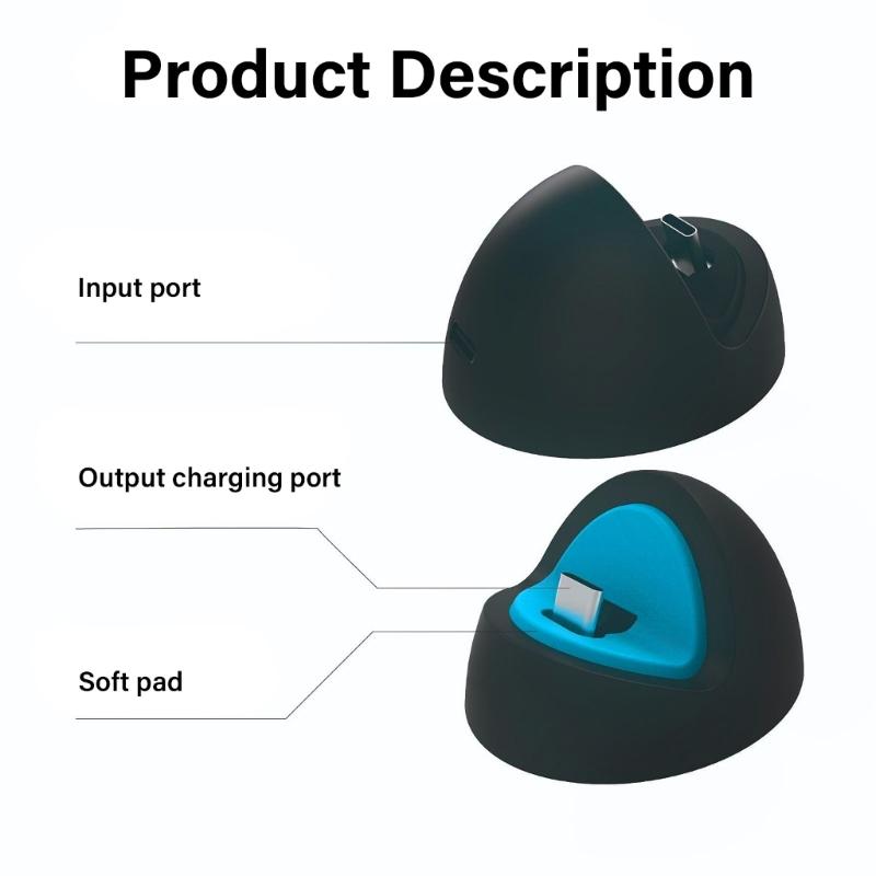 Fast Charging Stand with Anti Slip Base & Cord Management Lightweight Consoles Charger Stand Suitable for Switch2/