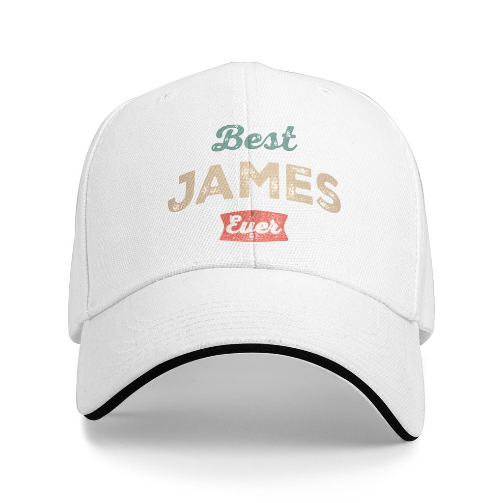Best James Ever Funny Baseball Cap  Running Hippie Sun-Proof Trucker Hat Men Adult Casual Custom DIY Snapback Cap