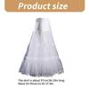 Adjustable Waist Skirt Support Long Underskirt for Cosplay Violent Lovely High Waist Petticoat for Wedding Photography