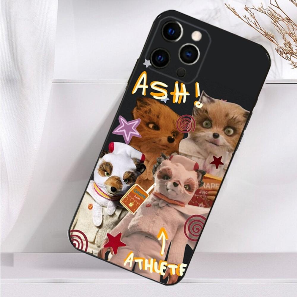 Movie The Fantastic Mr. Fox Phone Case For iPhone 16,15,14,13,12,11 Plus,Pro Max,XS,X,XR,SE,Mini,8,7 Soft Silicone Black Cover