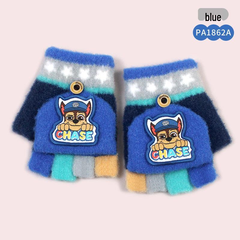 

Paw Patrol Kids Flip-Top Knit Gloves – Warm, Split-Finger Design for Boys, Girls & Babies One Size