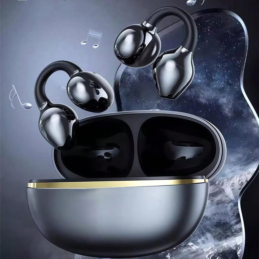 Wireless Open Ear Clip Earbuds ENC Earphone TWS Wireless Bluetooth Noise Headphones Noise For All Smartphones Touch With Mic