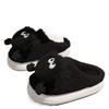 Cotton slippers winter new indoor home cute plush warm platform couple cotton shoes outside