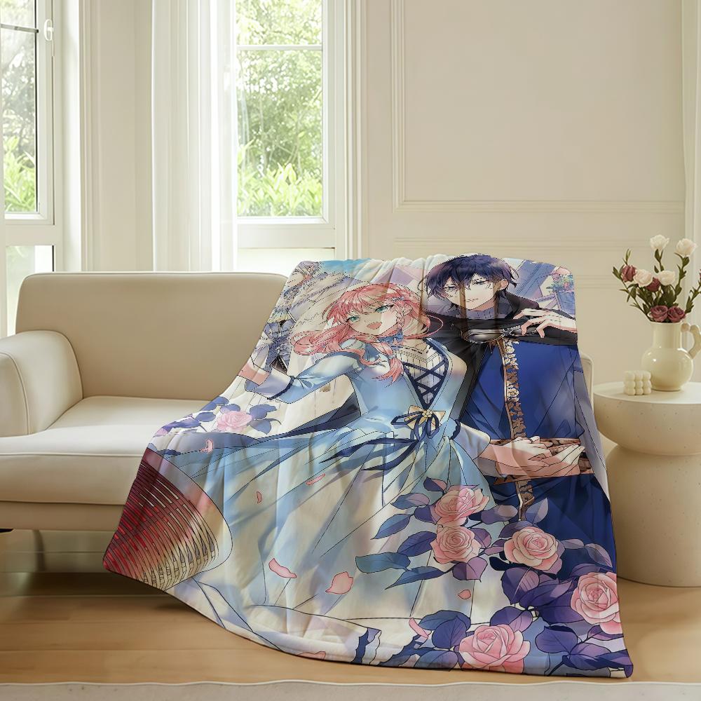 Anime 7th Time Loop Blanket For Sofa Office Bed Plane Travel Sleep Read Relax Camping Soft And Warm