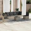 VidaXL Garden Lounge Set with Cushions 7 Pcs, Sofas with Adjustable Feet, Outdoor Furniture Set Patio Terrace, 3249221