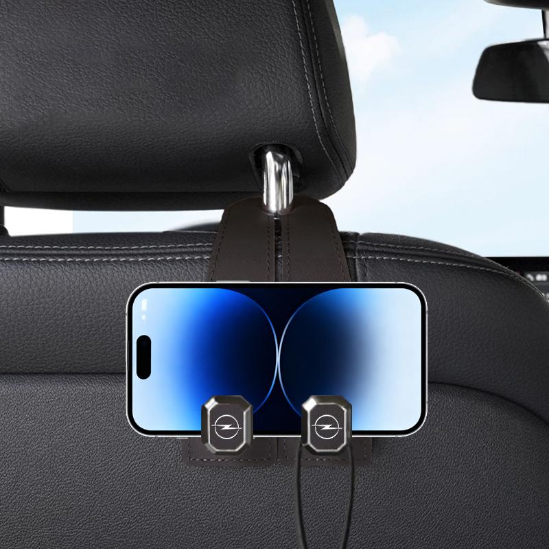 Car seat back hooks, suede double-head hooks, car interior accessories For Opel Insignia Astra Antara Meriva Zafira H G Corsa j777