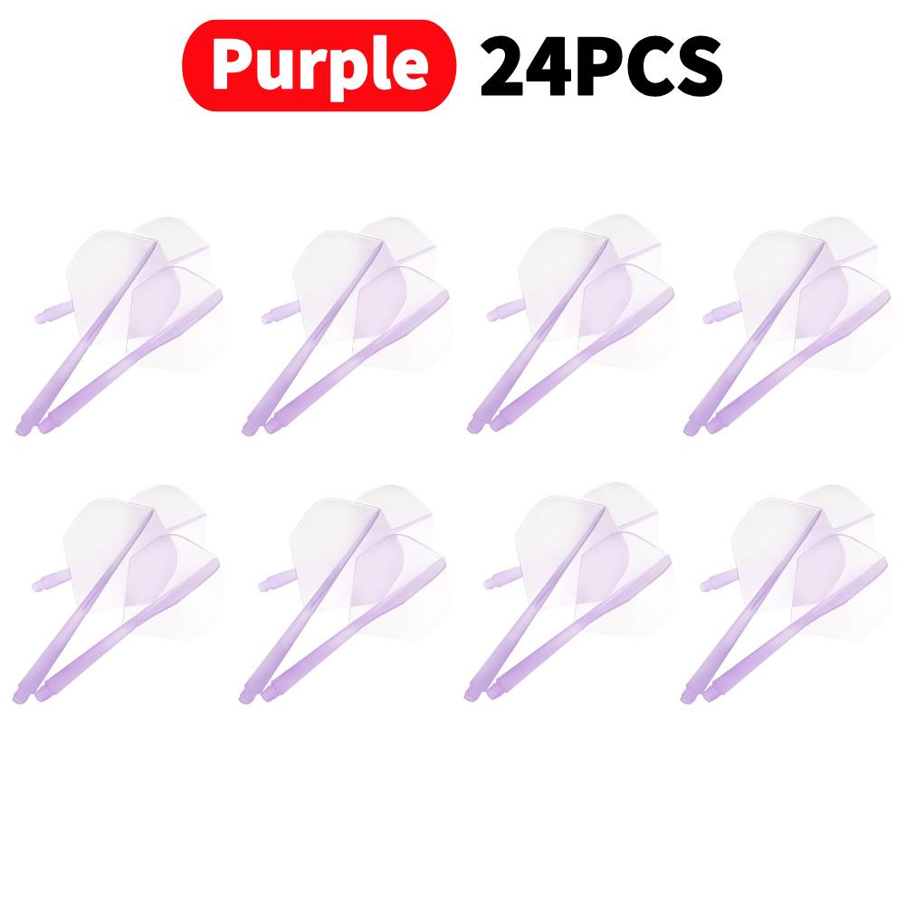 3-30Pcs 2BA Darts Tail Durable Anti-fall Darts Flights Transparent Plastic Darts Shafts Dart Throwing Entertainment Games