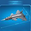 Military Series Chinese J-20 Stealth Fighter Building Blocks Toy Gift for Children No Box