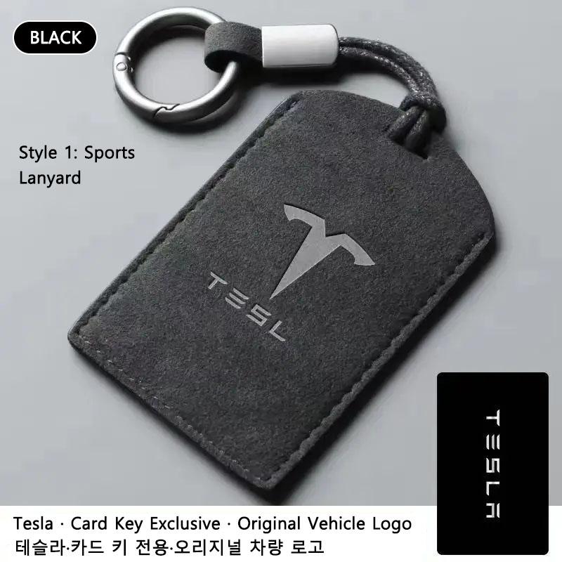 

For Tesla Model Y Juniper Model 3 Interior Key Covers Key Fob Key Card Key Chain Key Card key card holder black NFC Accessories