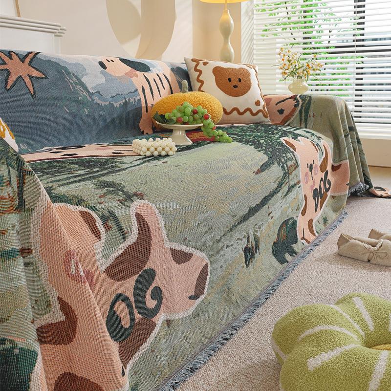 

2025 новый диванный чехол универсальный на все сезоны все включено цельный диванный чехол полная накидка ткань 180*130cm