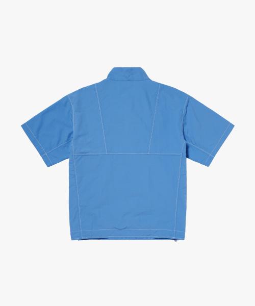 GOALSTUDIO Ripstop Short Sleeve Anorak-Blue