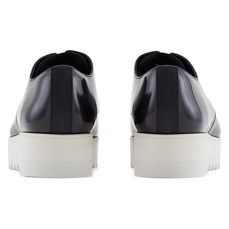 Onitsuka Tiger Derby Durable Comfortable Thick Sole Sneakers Women Sneakers Black White 1182A290-005