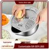 304 Stainless Steel Rice Washing Bowl & Slicing Gadget - Safe for Hands, Multifunctional Sieve for Kitchen Use.