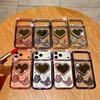 Beautiful Love Mirror Butterfly Shining Protector Colorful Phone Case for iPhone 17 Air 16 15 14 13 12 11 Pro Max Plus Cover
