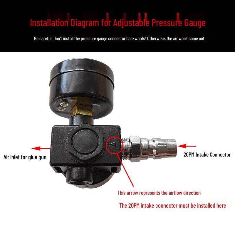 310ml Pneumatic Caulking Gun & 400/600ml Glass Sealant Silicone Gun
