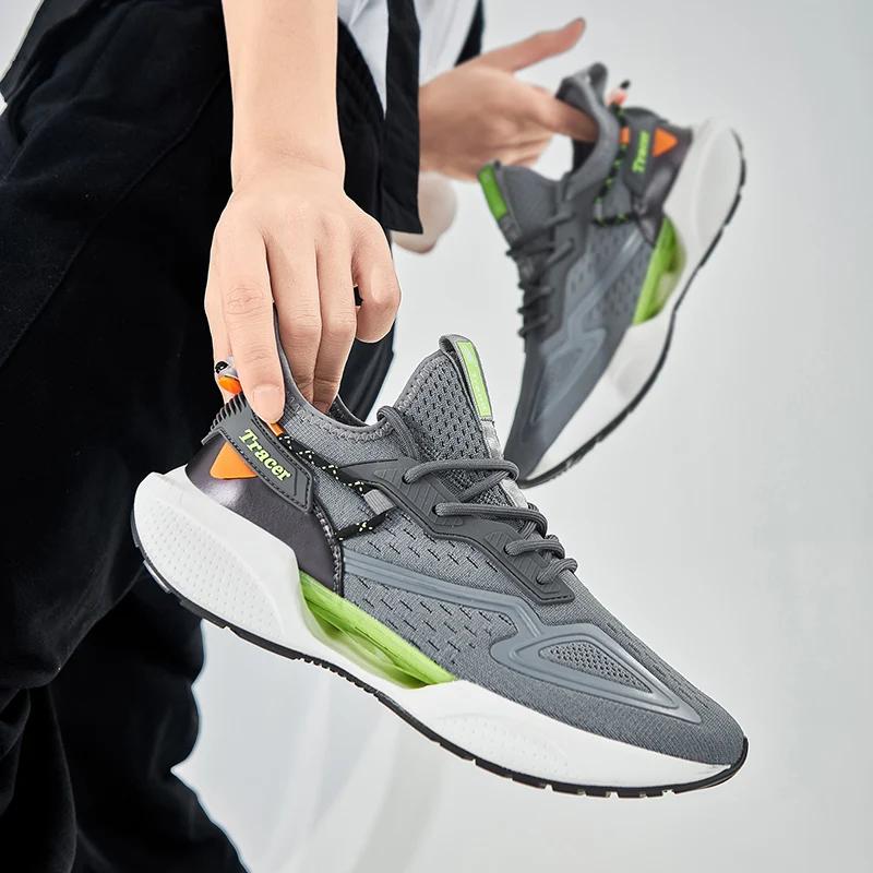 Pánské ležérní tenisky Běžecké boty Módní venkovní tenisky Módní sportovní obuv Síťované prodyšné Odpružení Basketbalová obuv