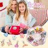 Earring Stylish Accessories Toy Earrings for Little Elementary School Perfect for and Summer Mixed 18 Pairs Kids' Set, Clip-on Kids' Girls' Set, Kids'
