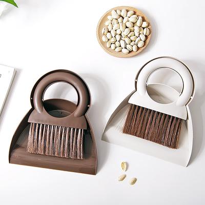 Desktop Cleaning Broom Dustpan Combo Mini Handy Dust Cleaning Sweeping Brush Dustpan for Table